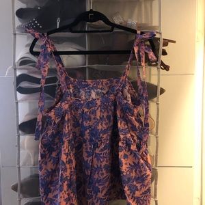 Universal Threads Blouse with Tie Straps